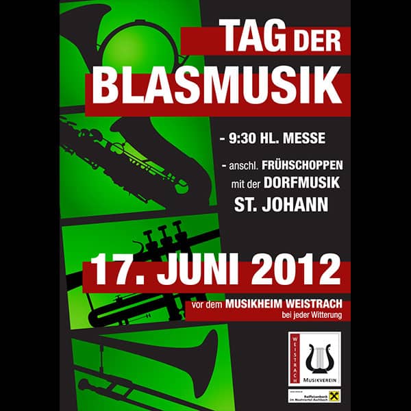 Flyer Design Tag der Blasmusik